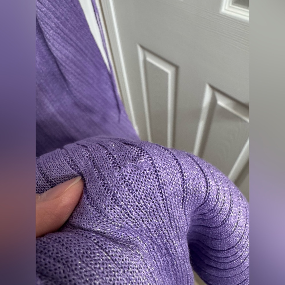 🤩 NWOT Zara Purple Viral Wrap Dress - Picture 9 of 11